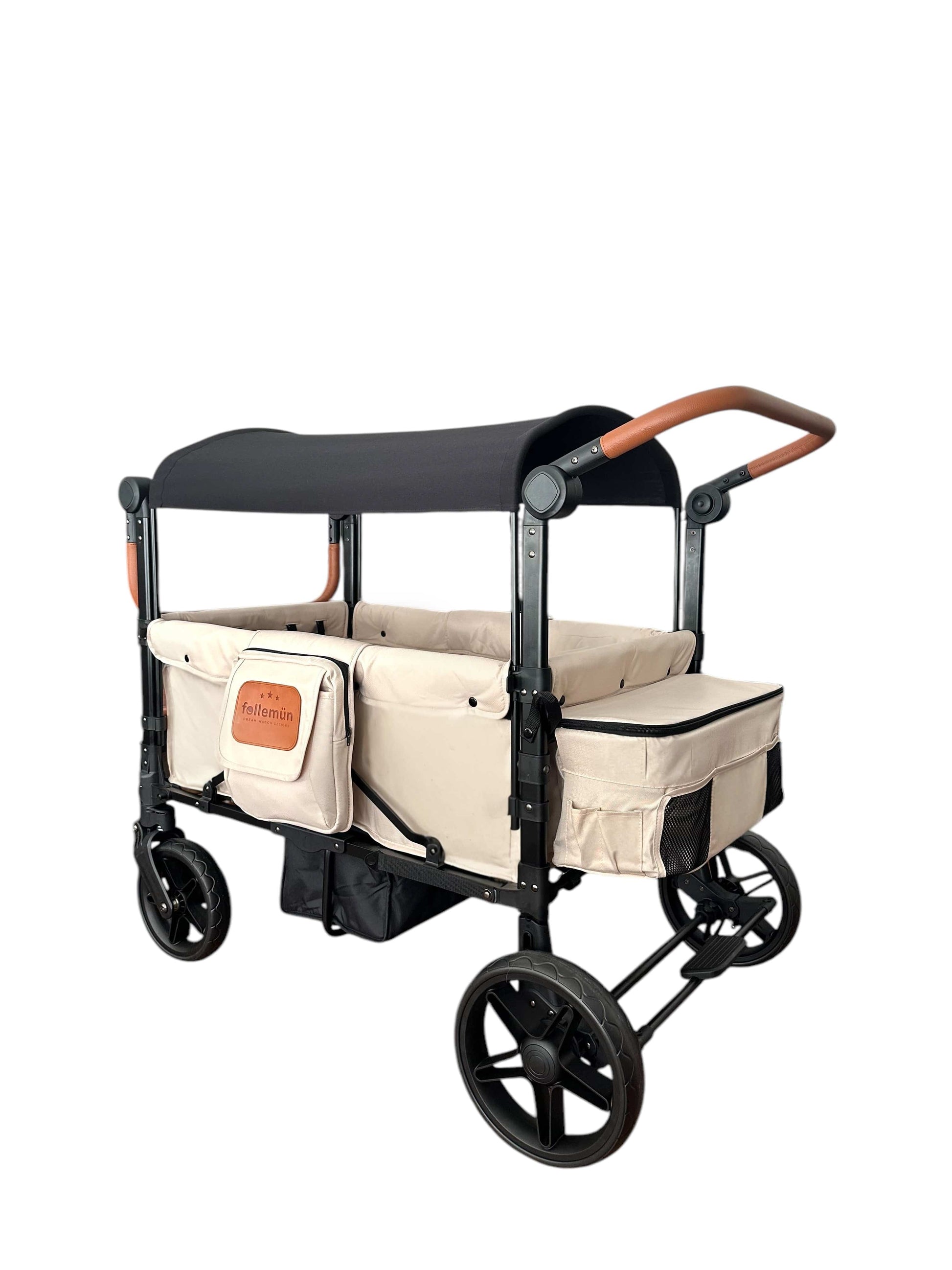Compact stroller wagon for travel