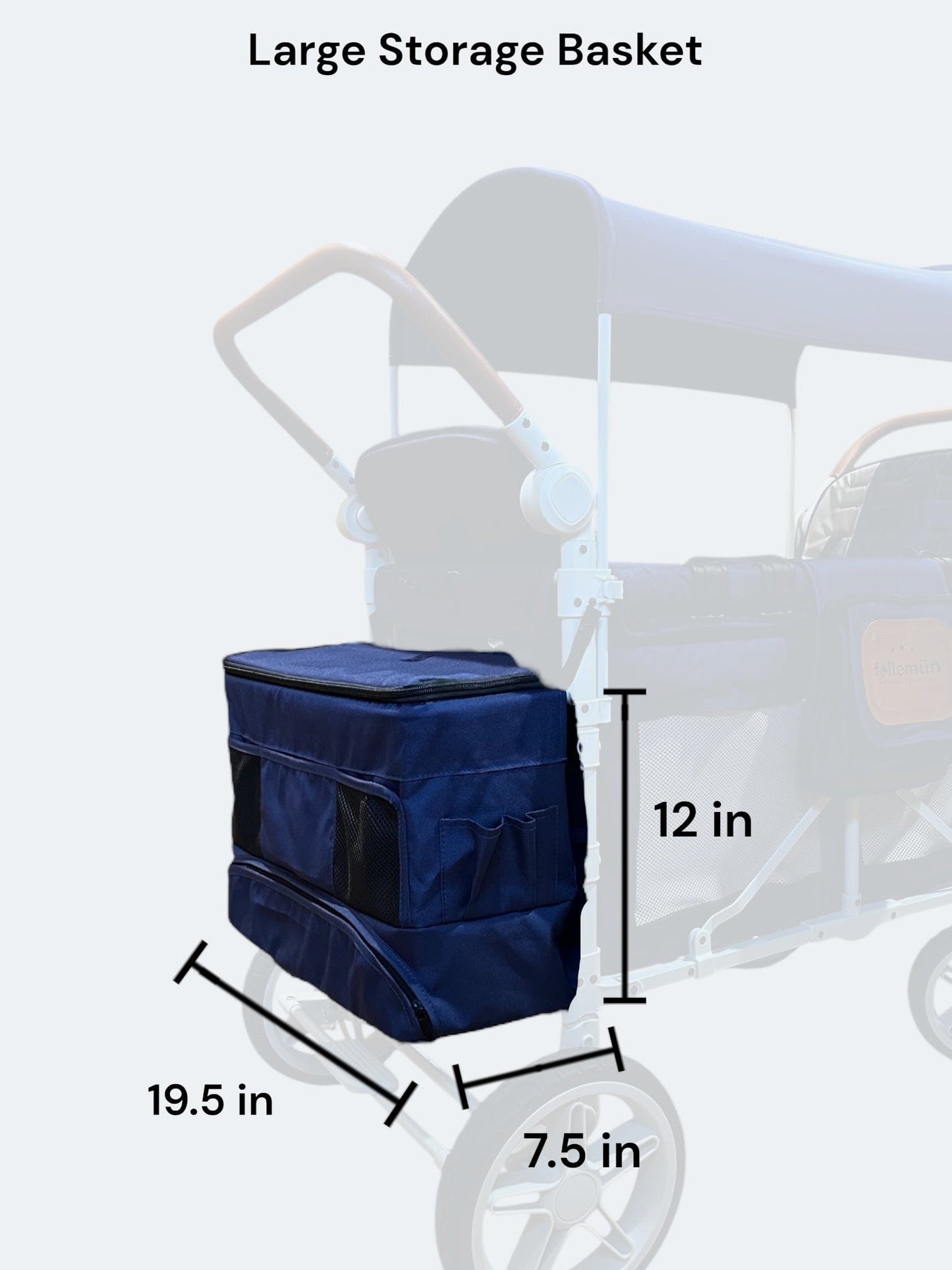 storage basket for wagon